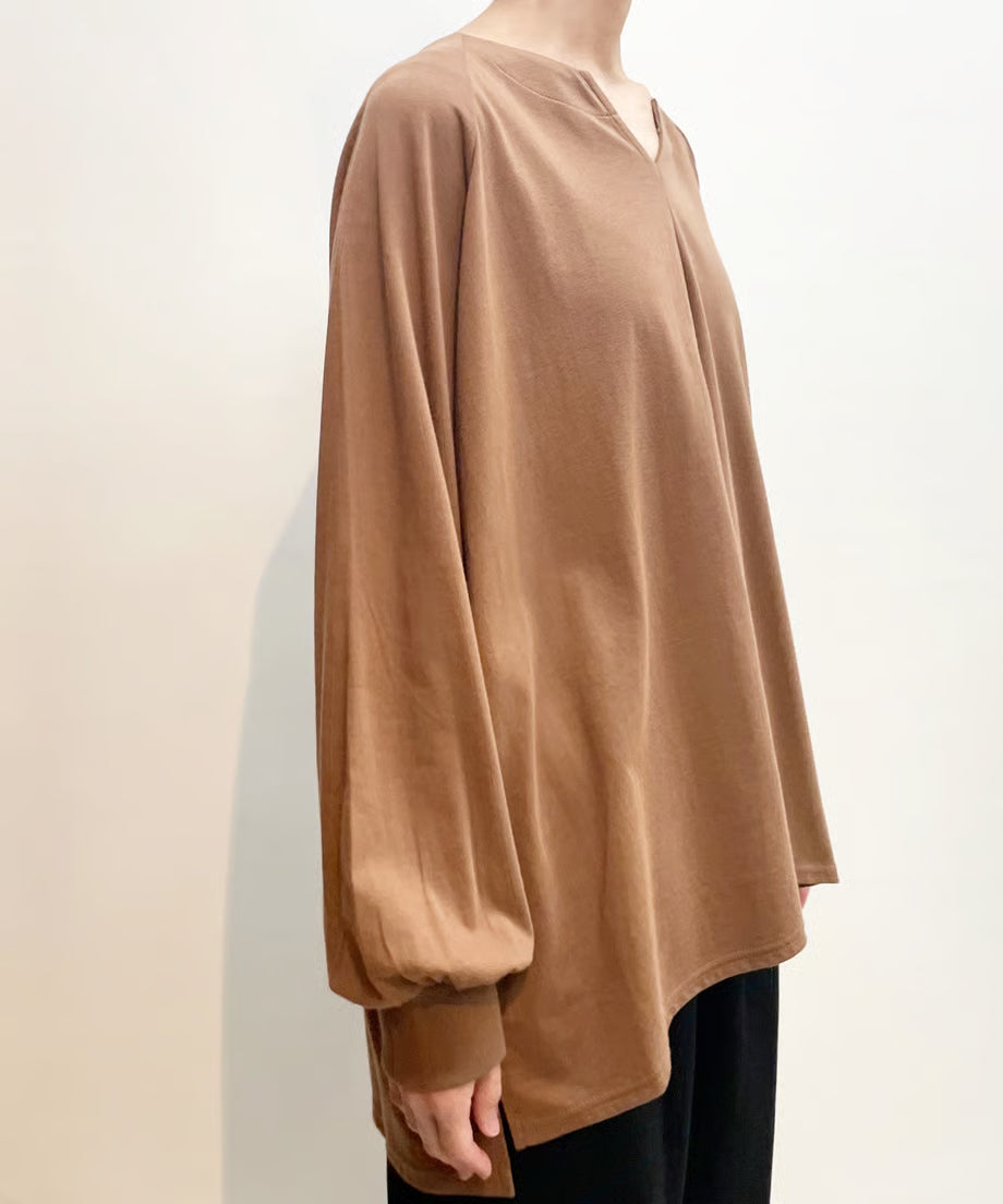 パジャマの次に着るカットソー、日常のユニフォーム　ナナイロトイロ　チュニックカットソー