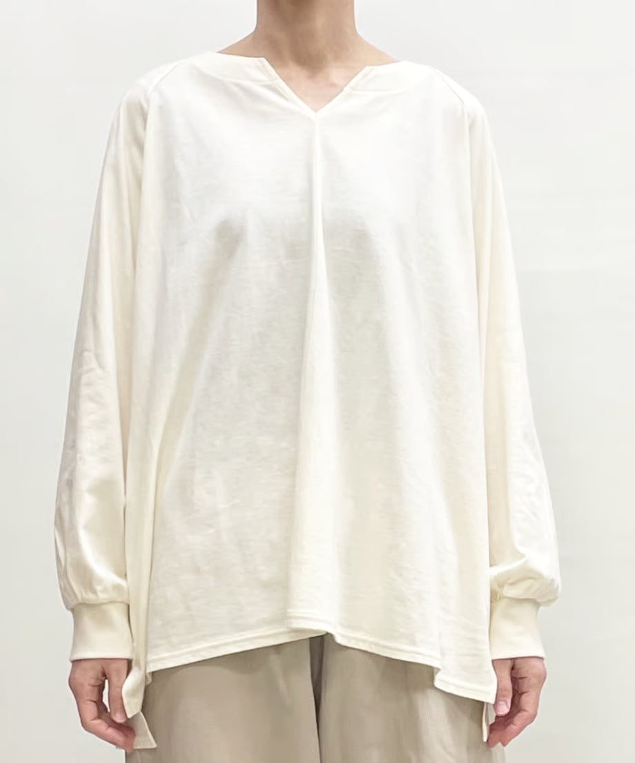 パジャマの次に着るカットソー、日常のユニフォーム　ナナイロトイロ　チュニックカットソー