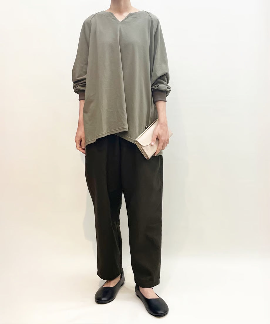 パジャマの次に着るカットソー、日常のユニフォーム　ナナイロトイロ　チュニックカットソー