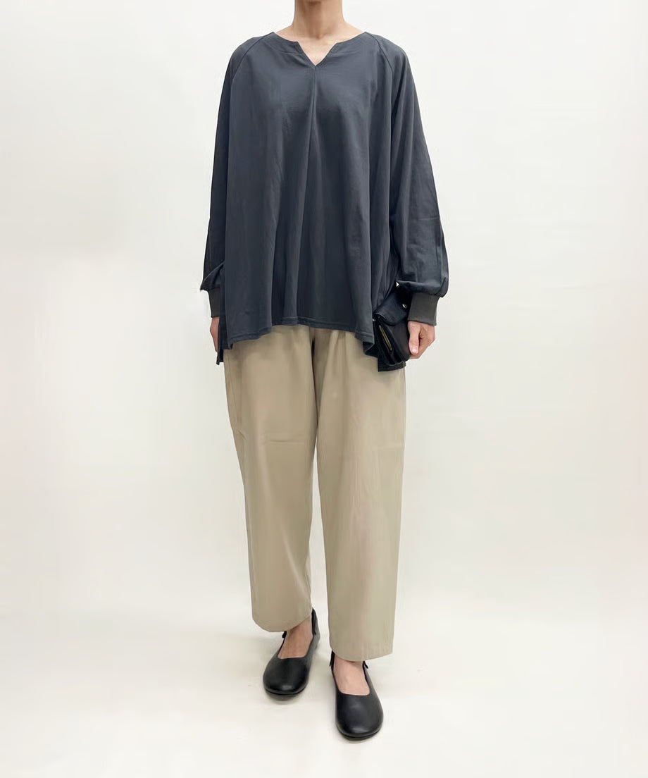 パジャマの次に着るカットソー、日常のユニフォーム　ナナイロトイロ　チュニックカットソー