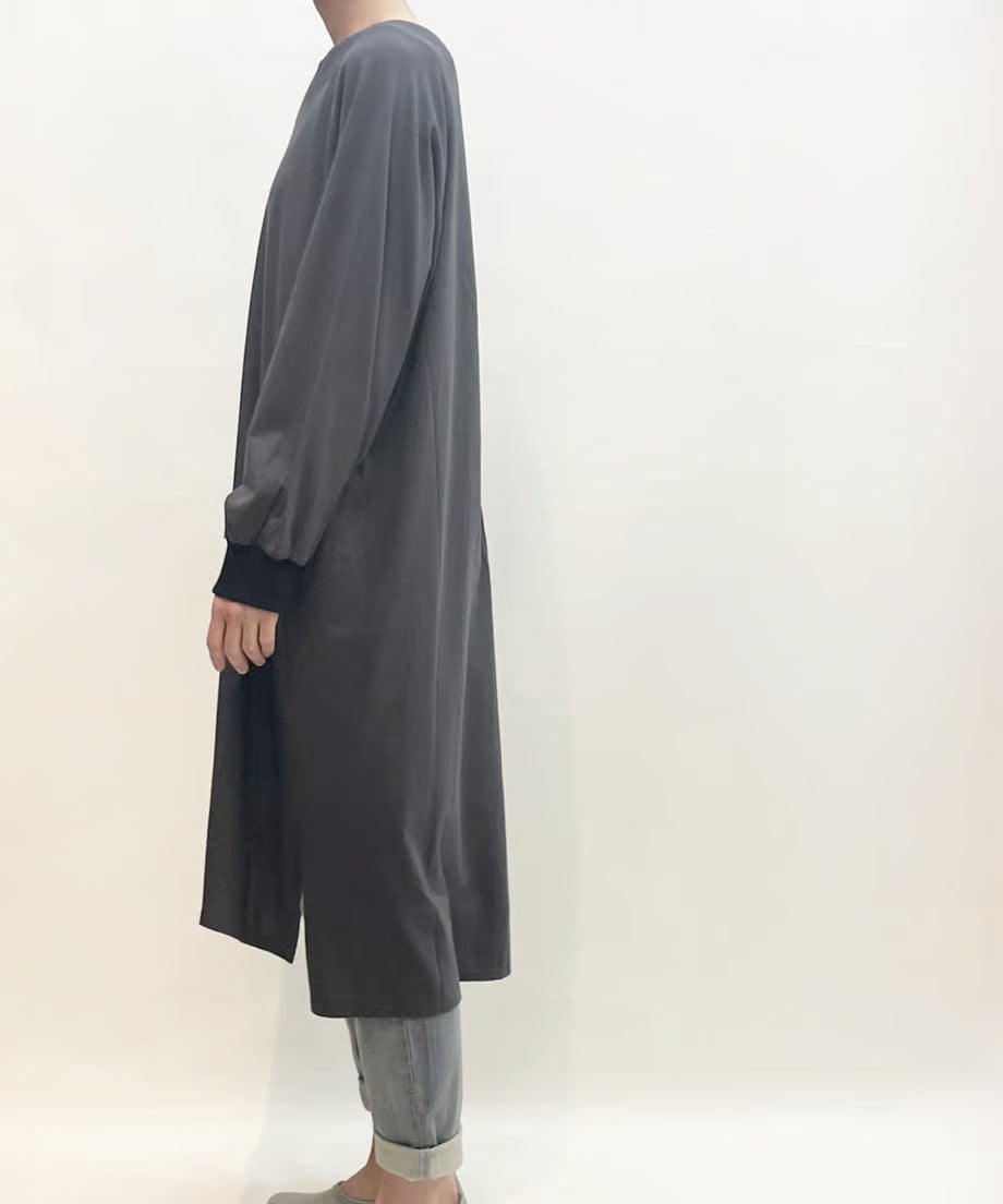 パジャマの次に着るワンピース、日常のユニフォーム　ナナイロトイロ　チュニックワンピース